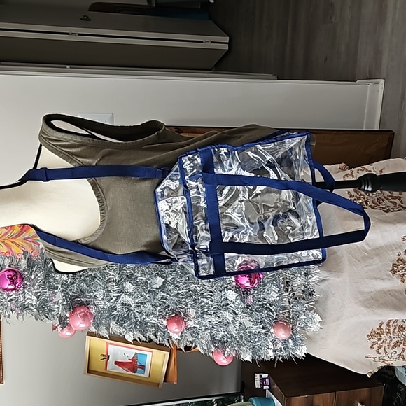 BAGAIL Clear bags Stadium Approved Clear Tote Bag with Zipper Closure Crossbody - Picture 4 of 5